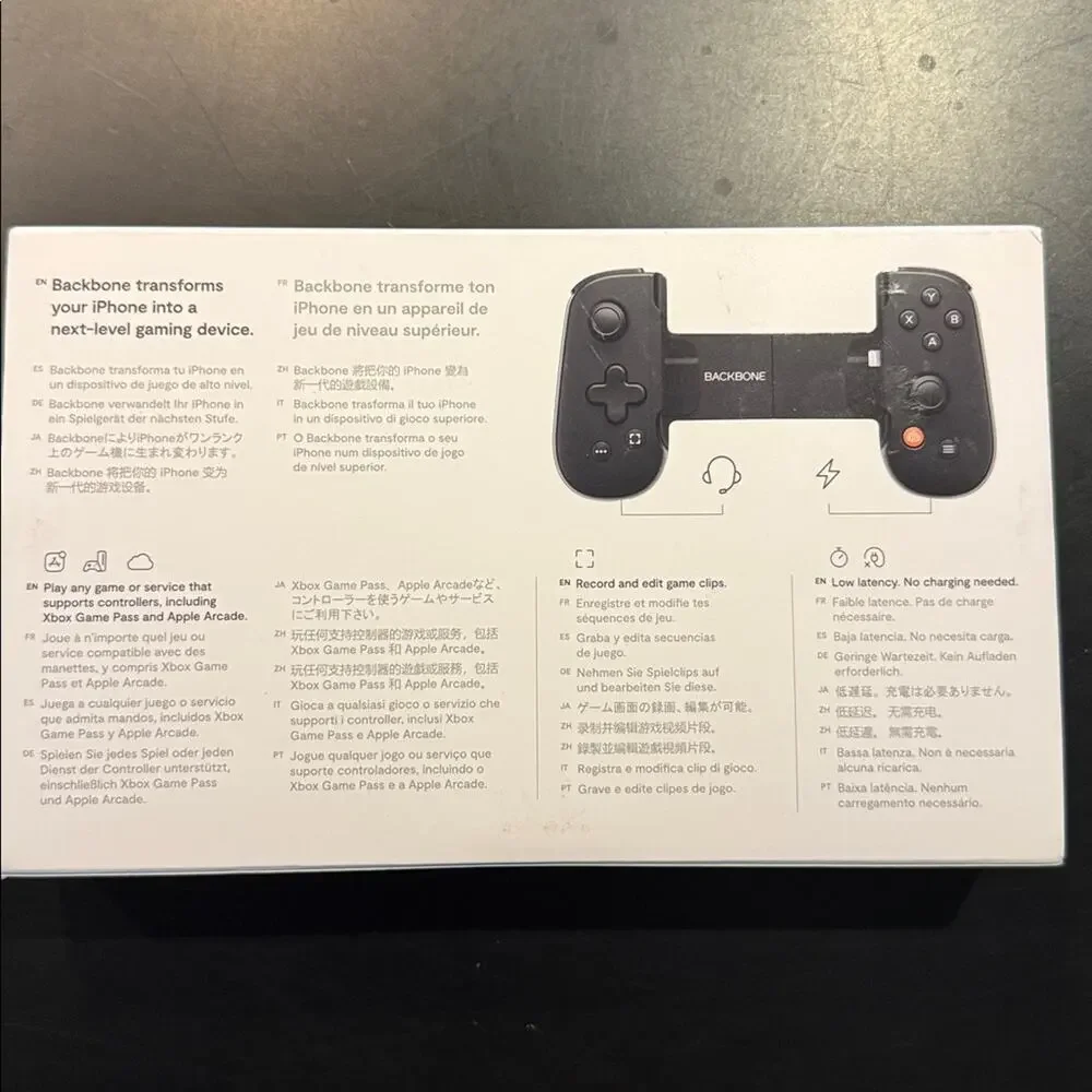 BACKBONE PLAYSTATION LIGHTNING Mobile Gaming Controller for iPhone NIB